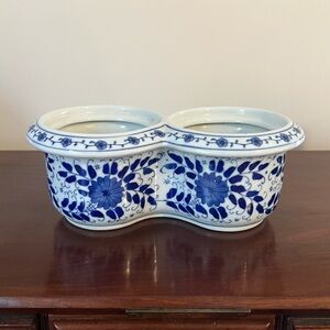 Vintage Chinoiserie Double Planter